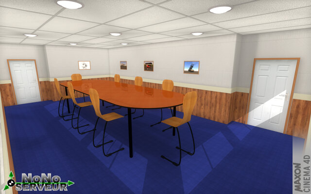 Cinema 4D - Anti-Aliasing 4x4 + Illumination globale + Lueur + Correction de couleur